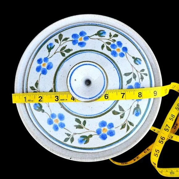 Vintage Studio Pottery Stoneware Ceramic Caserole with Lid Signed Gisela 1979 - Picture 7 of 14